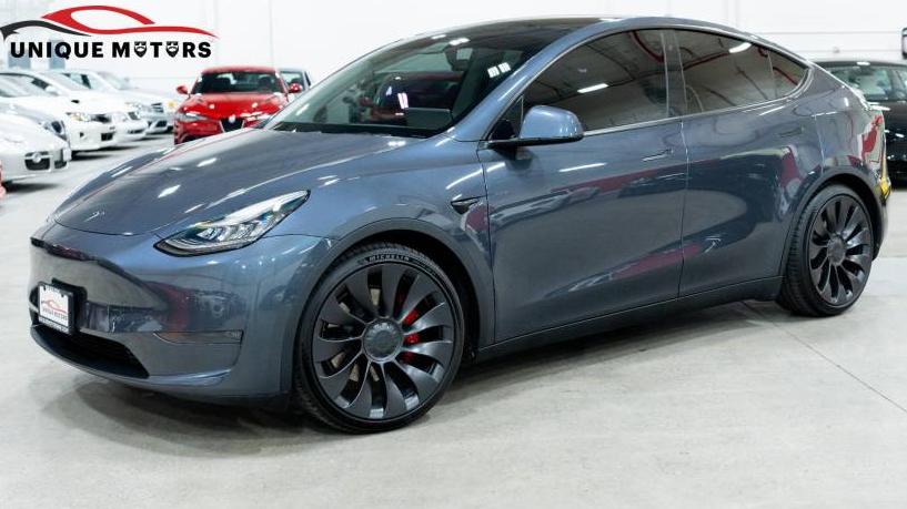 TESLA MODEL Y 2020 5YJYGDEF5LF000293 image